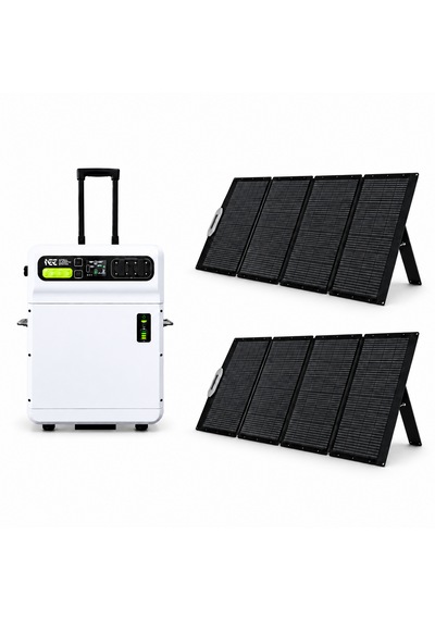 Initial Entropy Energy Sh4000+2x Sp400 Profesyonel Solar Enerji Seti 5120wh 4000w Hibrit Ess+800w Güneş Paneli