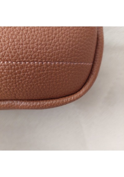 Newish Polo Portföy Stil Çift Gözlü Makyaj Ve El Çantası-dokulu Model Taba