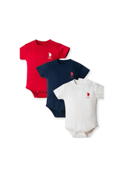 U.s. Polo Assn. Erkek Bebek Beyaz 3lü Takım 5274-49935 Beyaz