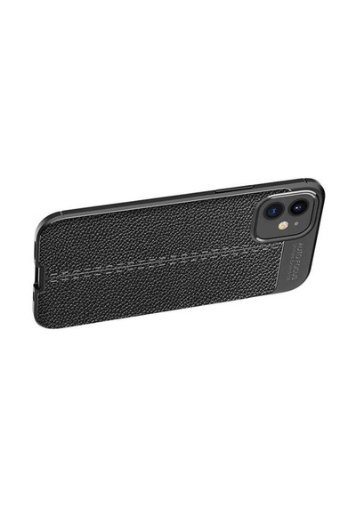 Apple Uyumlu iPhone 12 Mini Kılıf Deri Tarzı Niss Silikon Case