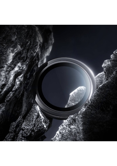 Apple Uyumlu   iPhone 16 Plus Benks Parlama Önleyici Glass Warrior Metal Kamera Lens Koruyucu Siyah