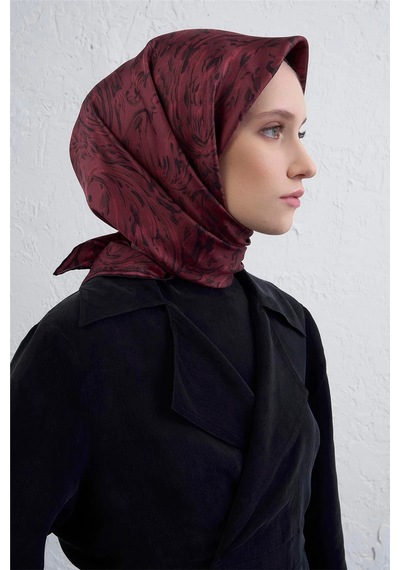 Armine Sura İpek Eşarp - 2025/2026 Sonbahar Kış - 9431d01 S Bordo