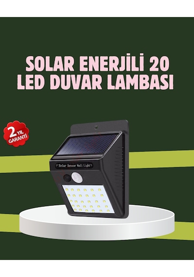 Kablo Gerektirmeyen Solar Led Bahçe Ve Veranda Işığı Çok Renkli