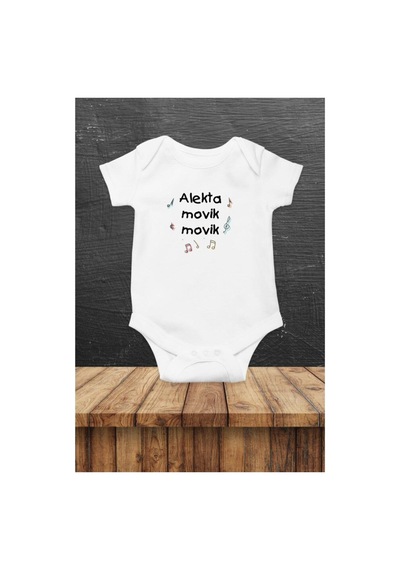 Babylimon Bebek Baskılı Body Zıbın Beyaz - 97270301 Beyaz