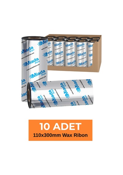 10'lu Wax Ribon 110x300 - Termal Transfer Şerit Diğer