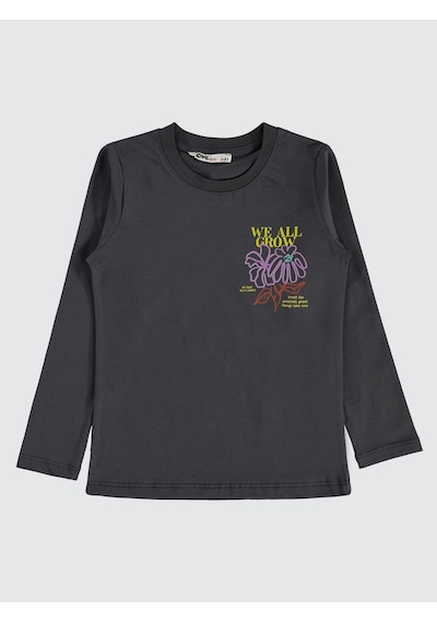 Civil Girls Kız Çocuk 2'li Sweatshirt 5-13 Yaş Antrasit