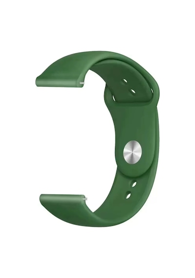 Forzacase Samsung Gear S2 / S3 / S3 Frontier İle Uyumlu Silikon Kordon Kayış - Fc876 Yeşil