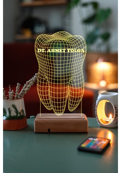 Diş Doktorlarına Özel 3D Led Lamba