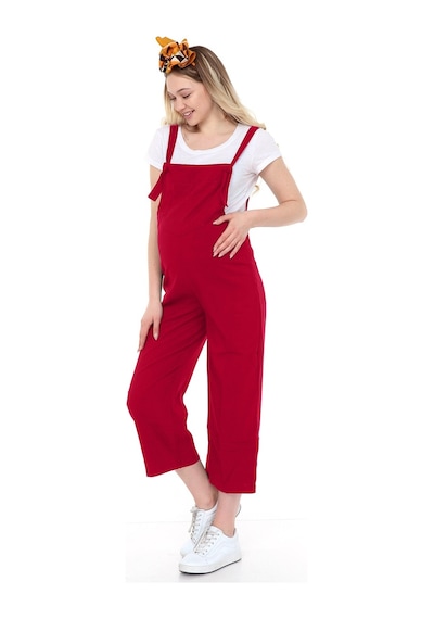 Luvmabelly Myra6107 - Bordo Hamile Salopet-bordo