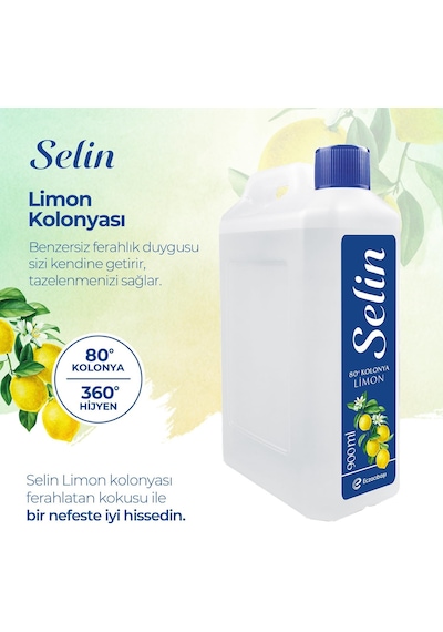 Limon Kolonyası Bidon 900 Ml