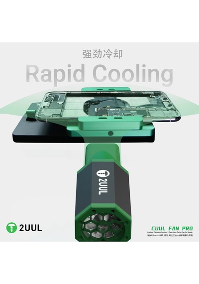 2uul Da970 Cuul Fan Pro Çok Fonksiyonlu Turbo Fan Üfleme + Vakum + Temizlik