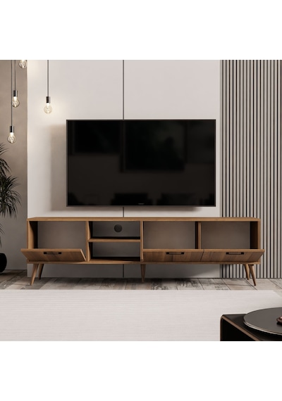 Mezza 1583 Exxen 180 Cm (AHŞAP AYAKLI) Tv Ünitesi Ürgüp