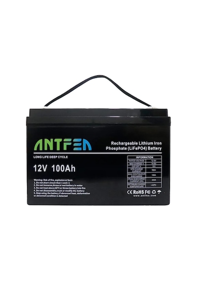 Antfea 12v100ah ABS Lityum Akü LiFePo4