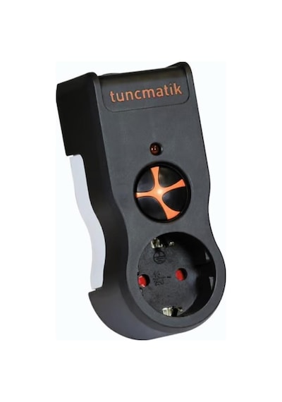 Tunçmatik Voltaj & Akım Korumalı Grup Priz Powersurge 1-Surge Protection Plug-525 Joule-Siyah