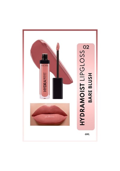Note Hydramoist Lipgloss 02 Bare Blush 01