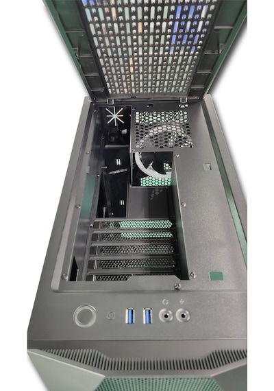 Lunatic Orkinos Mesh Panel Dikey Ekran Kartı Takılabilen 4 Full RGB Fanlı ATX Bilgisayar Kasası