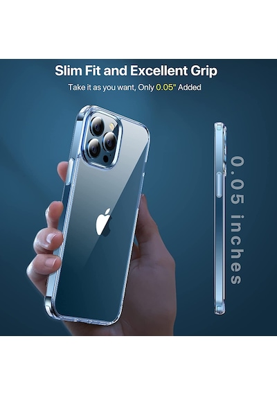Apple Uyumlu iPhone 13 Pro Max Kilif 6.7 Seffaf Silikon Kamera Korumali Tipali 511404663
