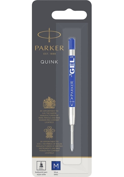 Parker Jel Tükenmez Kalem Yedeği Refill M Uç Mavi