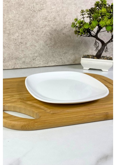 18cm Kare Servis Tabağı Polikarbon Oval