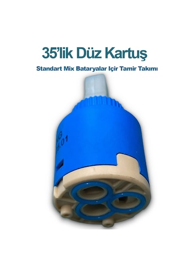 35'lik Düz Batarya Kartuşu Standart Aç Kapa Bataryalara Uyumludur Mix Model