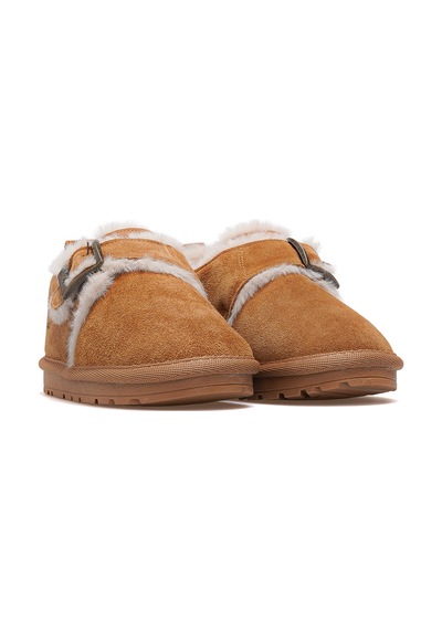 Buckhead Slıde Unisex Çocuk Kürklü Günlük Bot 25k Buck3066 Camel Camel