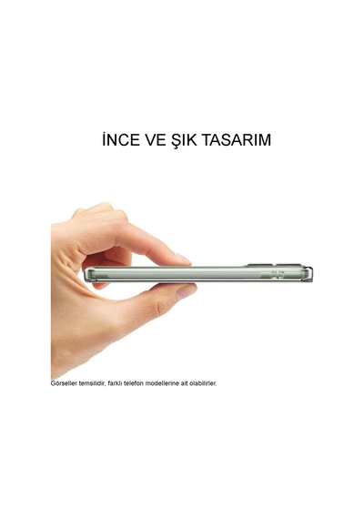 Xiaomi Uyumlu Redmi 13c Kapak Kamera Korumalı Tıpalı Şeffaf Silikon Kılıf