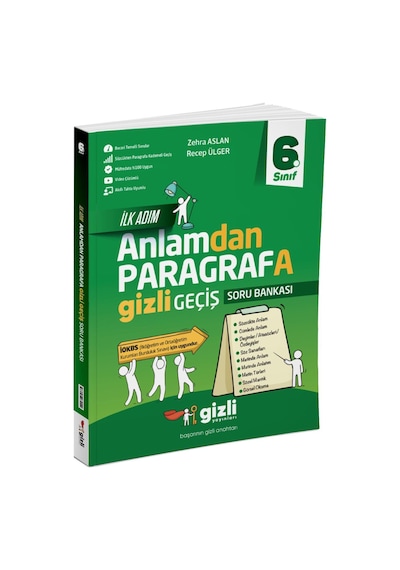 Gizli Yayınları 2025 6. Sınıf İlk Adım Anlamdan Paragrafa Gizli Geçiş