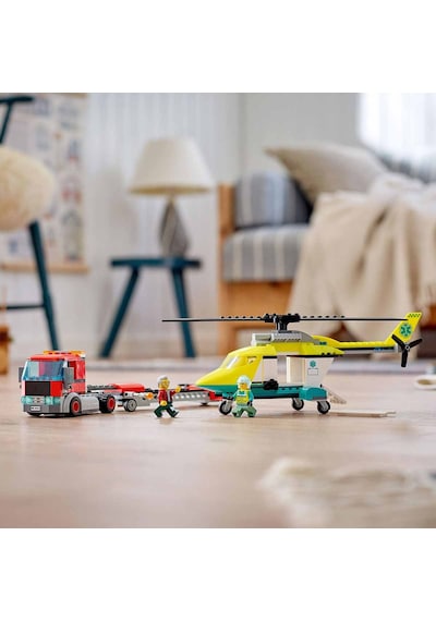 LEGO® City 60343 Kurtarma Helikopteri Nakliyesi 215 Parça