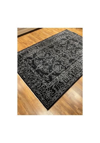 Sahara 603 Siyah Halı Çok Renkli