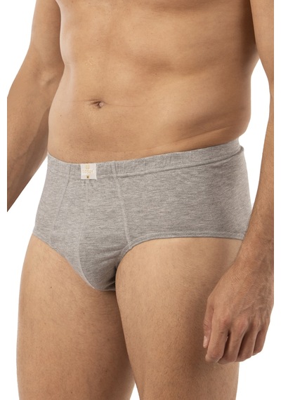 Özkan Underwear Özkan 0037 6'lı Paket Erkek %100 Pamuklu Penye Süprem Esnek Rahat Slip Külot Gri Melanj