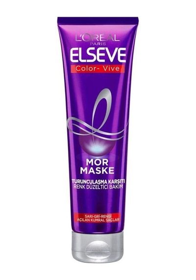 L'oreal Paris Elseve Turunculaşma Karşıtı Renk Düzeltici Mor Maske 150 Ml