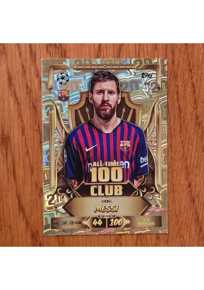 Topps Match Attax 2027 Lionel Messi 100 Club Oyun Kartı