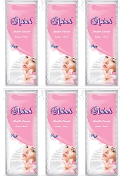 Aslanlı Hidrofil Pamuk 6 x 100 G