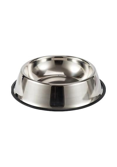 2 Adet 22 Cm Kedi Köpek Metal Mama Ve Su Kabı - Al3118