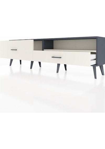 Arges Tv Ünitesi Tek Raflı 2 Çekmeceli 176x30x51 Antrasit-aytaşı/aytaşı Aytası/aytası Arges Tv Ünitesi Tek Raflı 2 Çekmeceli 176x30x51 Antrasit-aytaşı/aytaşı Aytası/aytası