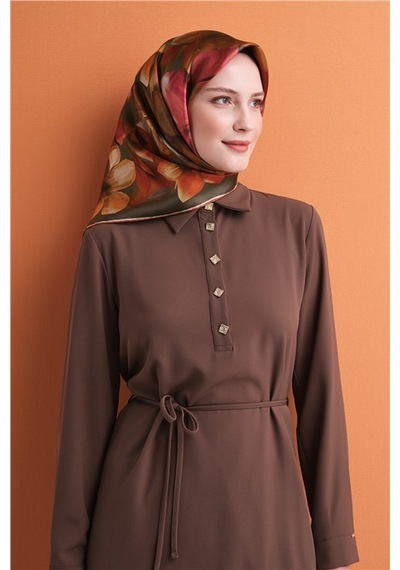 Armine Saf İpek Twill Eşarp 9632d 33 Krem Bej