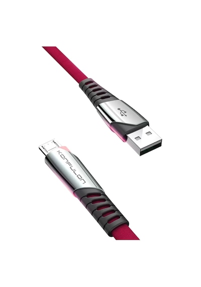 Konfulon Dc16 Micro Usb Kablo 1m 2.4a - Kırmızı Belirtilmemiş