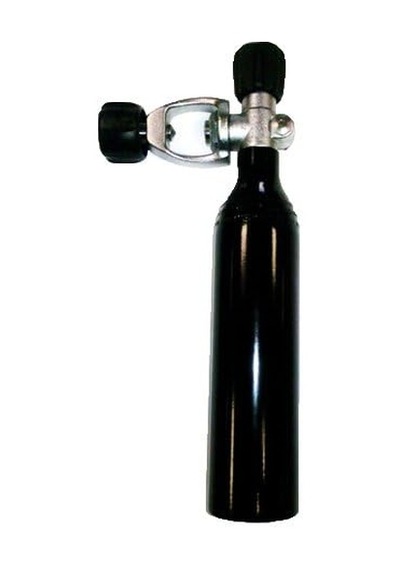 Beuchat Tüp Alüminyum 0,4 L 232 Bar, Boşaltma Valfi İle