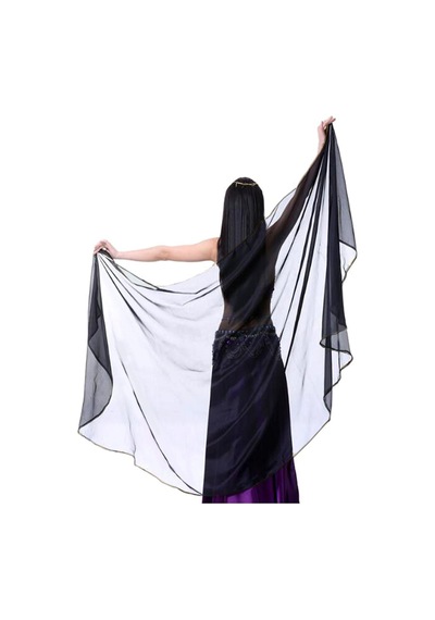Kaftan Collection Dansöz Oryantal Şalı Siyah Siyah