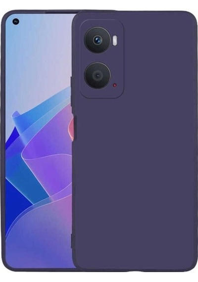 Oppo A96 4g Kılıf Zore Premier Silikon Kapak Lacivert