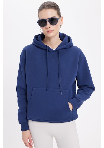 Tudors Kadın Oversize Geniş Kesim Pamuklu Yumuşak Dokulu İçi Polarlı Basic Lacivert Kapüşonlu Sweatshirt-42087 Lacivert Tudors Kadın Oversize Geniş Kesim Pamuklu Yumuşak Dokulu İçi Polarlı Basic Lacivert Kapüşonlu Sweatshirt-42087 Lacivert