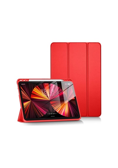 Mey Najmaddin İpad Pro 11 2024 Kılıf Tablet Smart Kılıf - Kırmızı Najmaddin Diğer