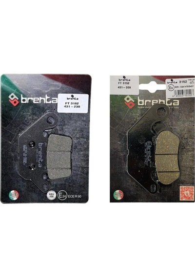 Yamaha N-max 125 Ön Ve Arka Fren Balata Takım Brenta Br34