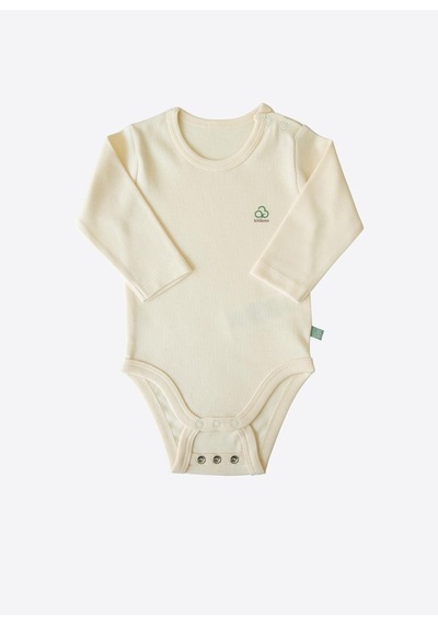 Kitikate Organik New Basic Uzayan Uzun Kol Body Natural Naturel