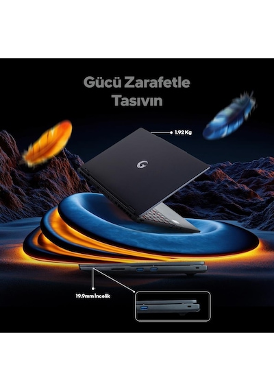 Game Garaj Slayer SR7T-5060-C2 R7-255 32 GB 1 TB SSD RTX5060 15.3" Free Dos Dizüstü Bilgisayar