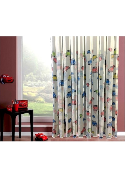 Evdepo Home Arabalı Tül Perde
