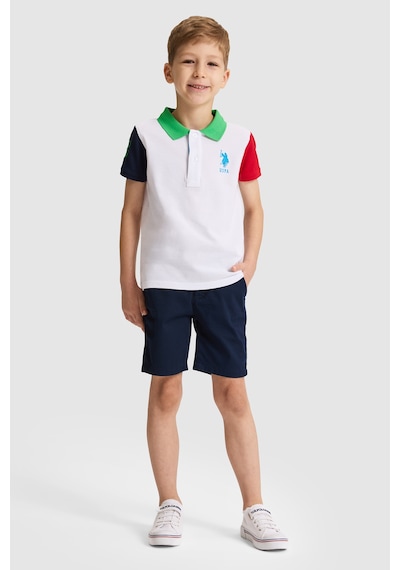 U.s. Polo Assn. Erkek Çocuk Beyaz Tişört 50325623-vr013