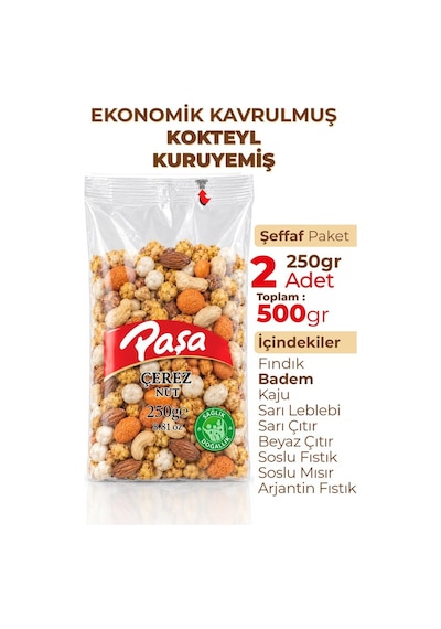 Kokteyl Karışık Kuruyemiş 500 Gr 500 G