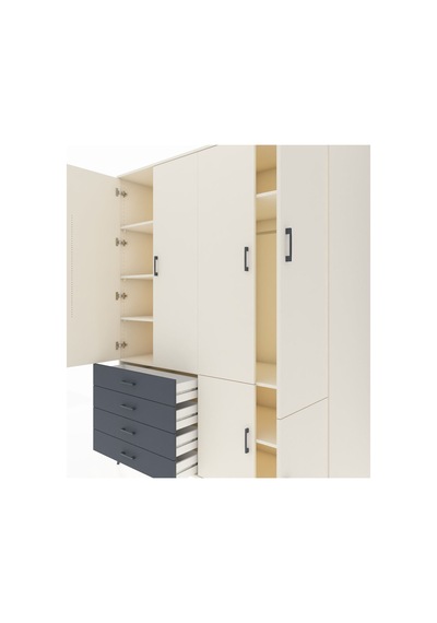 Kronos Gardrop 7 Raflı 4 Çekmeceli Tek Askılı 176x59x221 Aytaşı-aytaşı/antrasit Aytaşı/antrasit Kronos Gardrop 7 Raflı 4 Çekmeceli Tek Askılı 176x59x221 Aytaşı-aytaşı/antrasit Aytaşı/antrasit