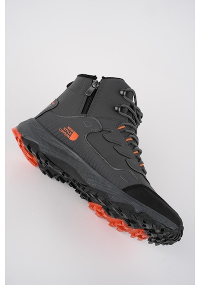 Muggo Alaska Unisex Garantili Trekking Outdoor Bağcıklı Yandan Fermuarlı Kışlık Bot 001